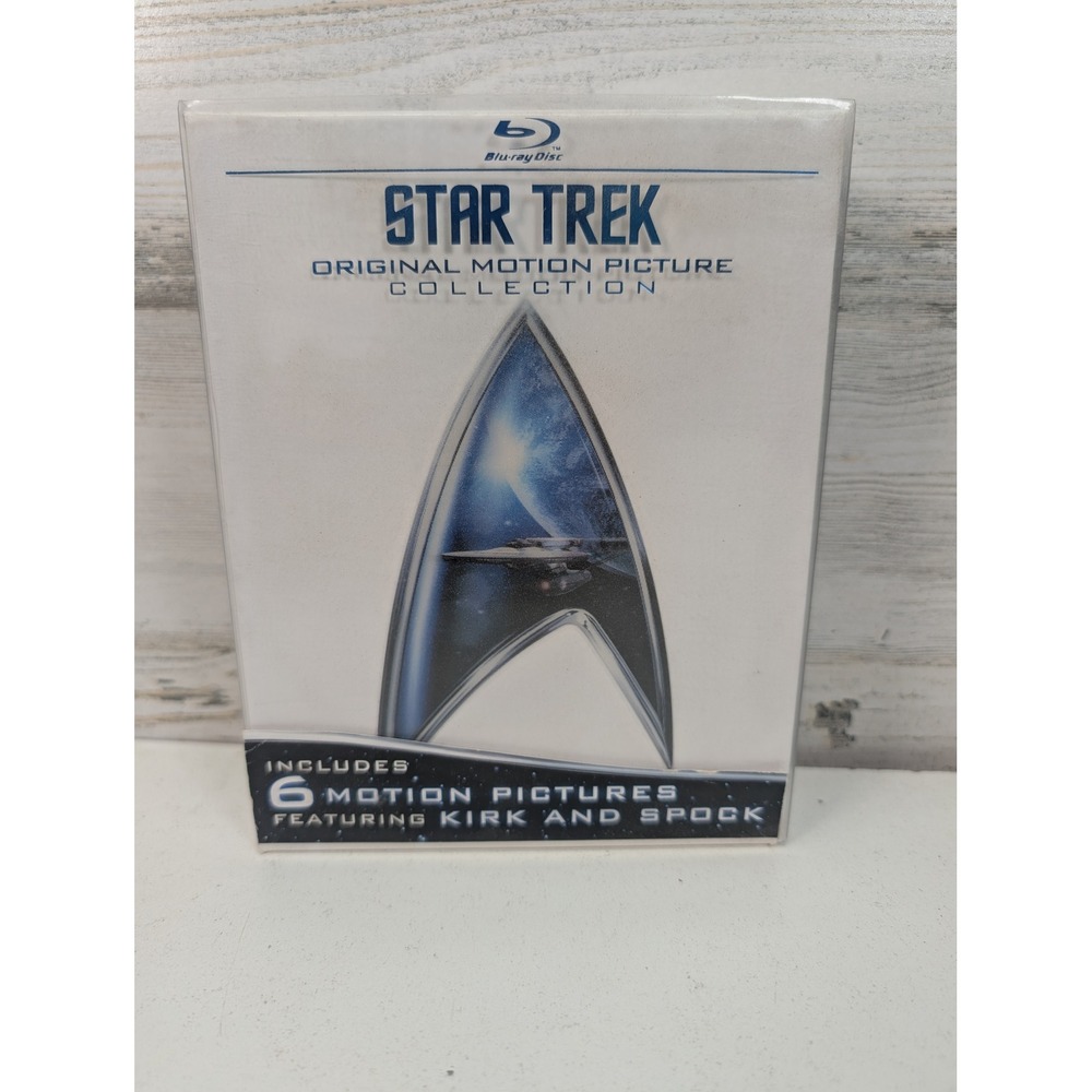 Star Trek Original Motion Picture Collection Blu-ray 7-Disc Set Kirk Spock 2009